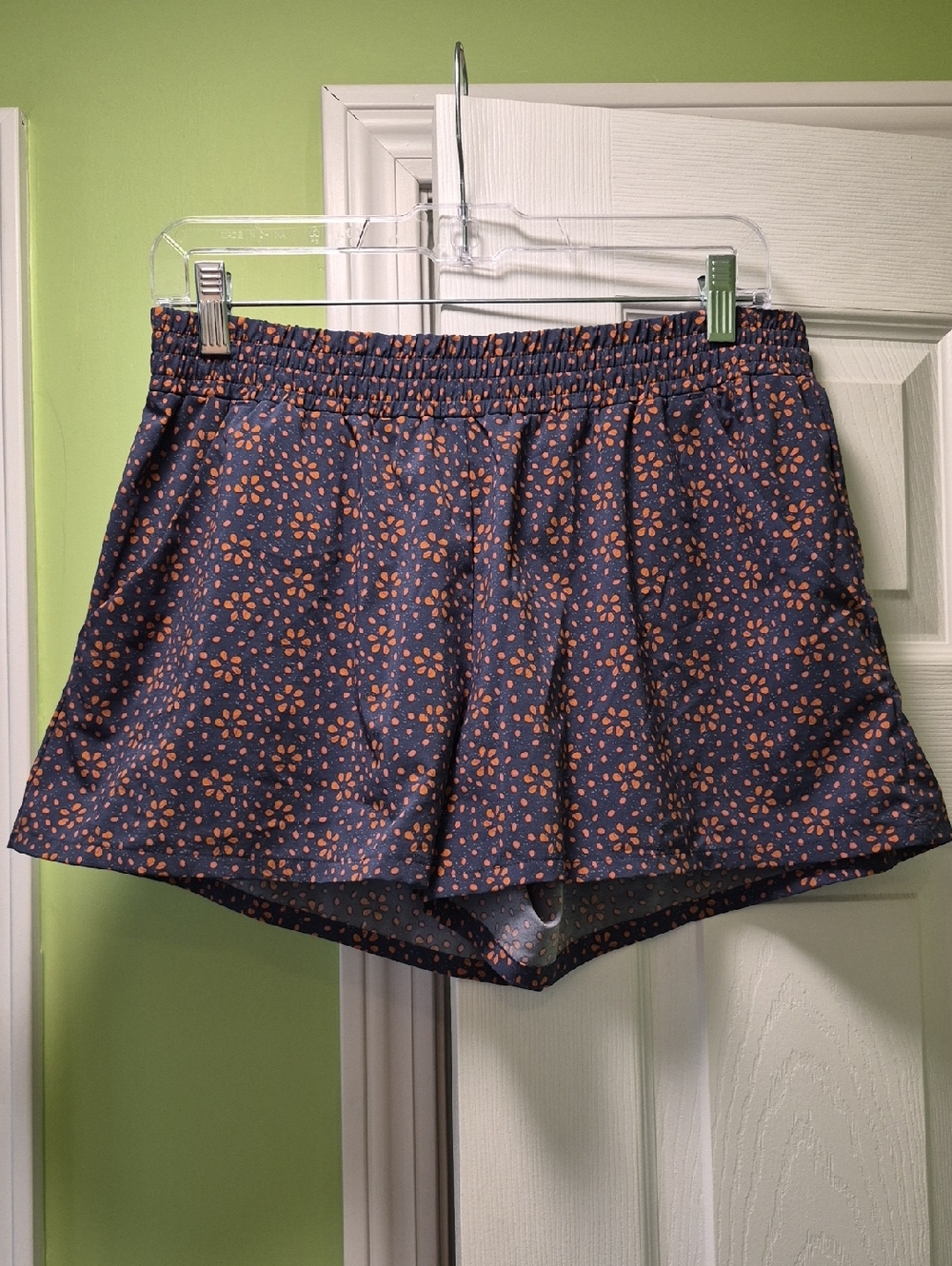 Toad&Co, True Navy Dot Print, Sunkissed Pull On Short, Sz M